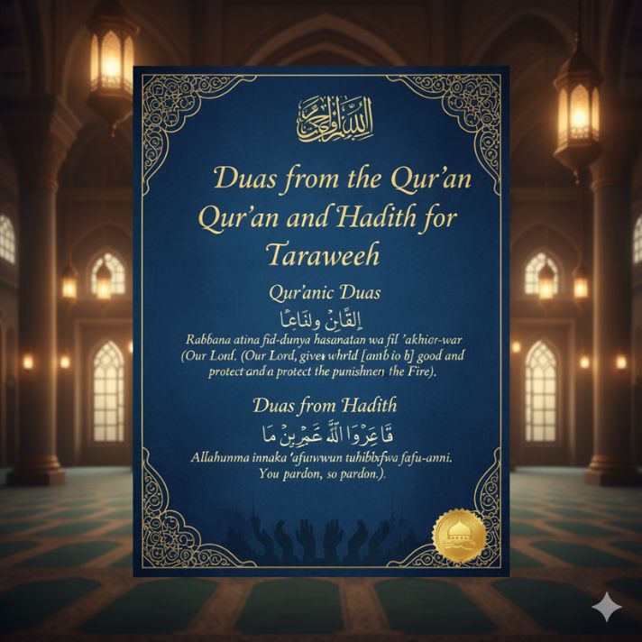 Duas from the Qur’an and Hadith for Taraweeh
