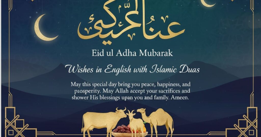 Eid ul Adha Wishes in English with Islamic Duas