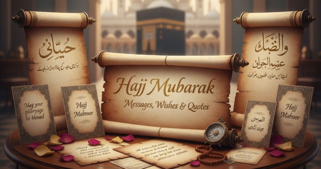 Hajj Mubarak Messages, Wishes & Quotes in English, Urdu & Arabic