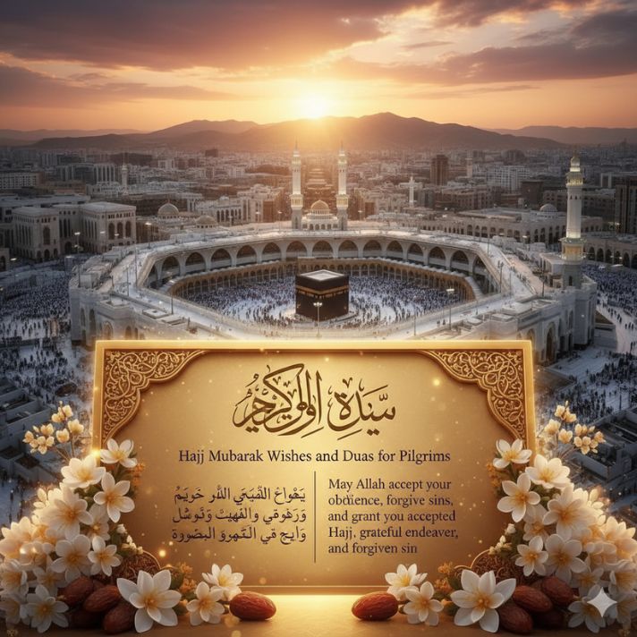 Hajj Mubarak Wishes and Duas for Pilgrims