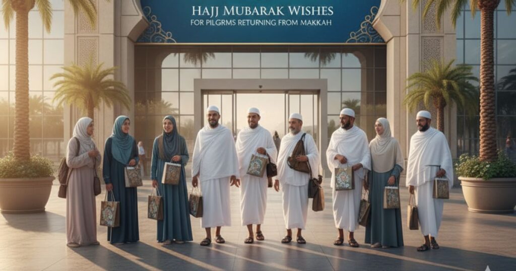 Hajj Mubarak Wishes for Pilgrims Returning from Makkah