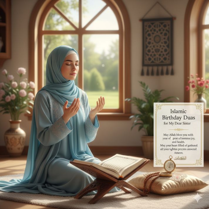 Islamic birthday duas for sister
