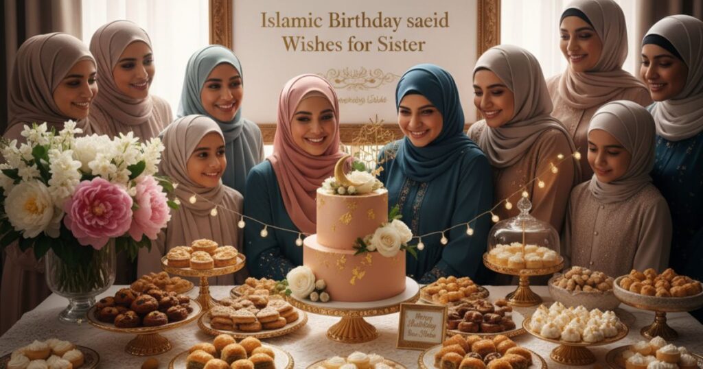 Islamic Birthday Wishes for Sister