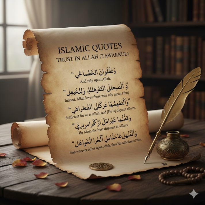 Islamic Quotes About Trust in Allah (Tawakkul)
