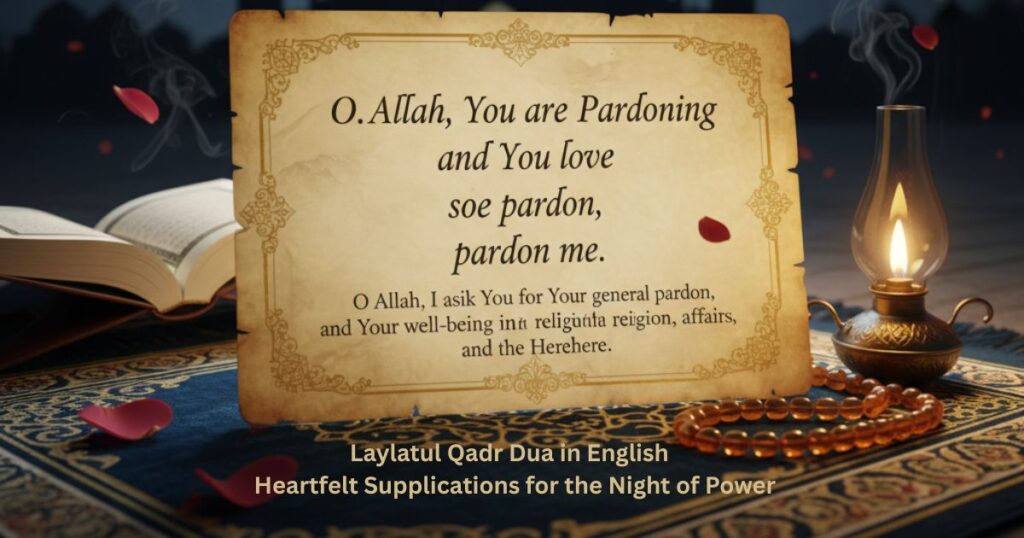 Laylatul Qadr Dua in English – Heartfelt Supplications for the Night of Power