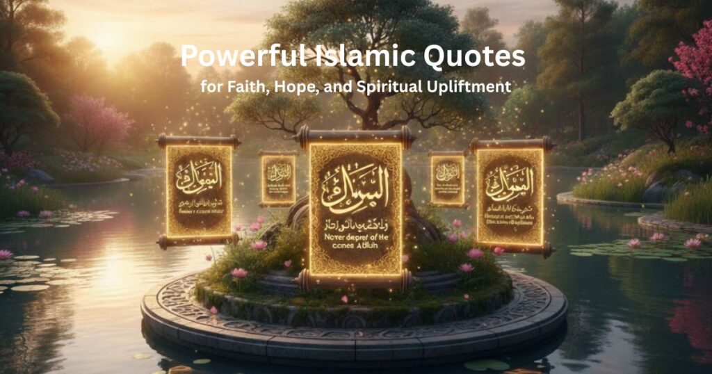Powerful Islamic Quotes for Faith, Hope, and Spiritual Upliftment