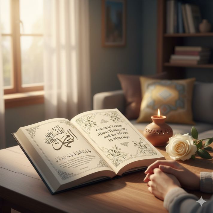 Quranic Verses About Tranquility and Mercy in Marriage
