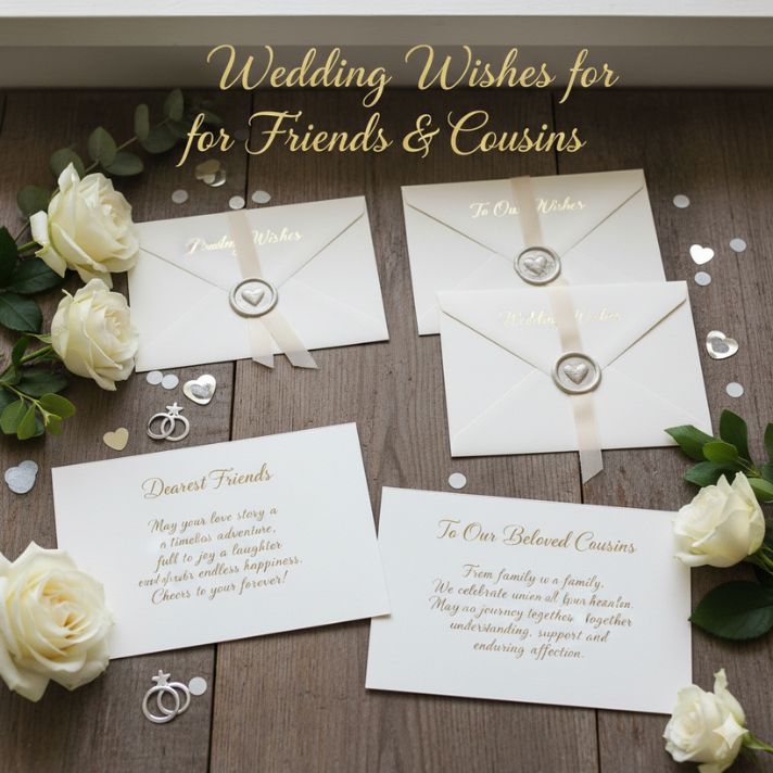 Wedding Wishes for Friends & Cousins