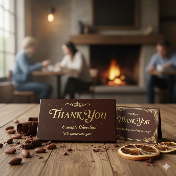 1. Example Chocolate Thank You Message