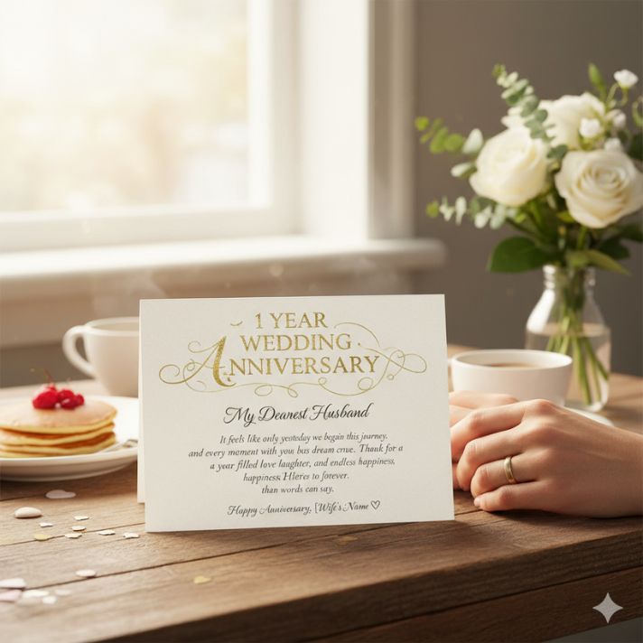 1 Year Wedding Anniversary Wishes for Husband
