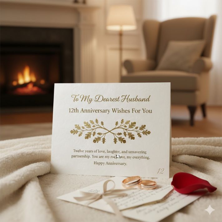 12th Anniversary Wishes For Husband
