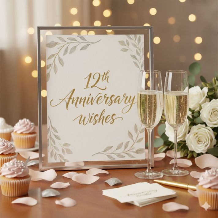 12th Anniversary Wishes
