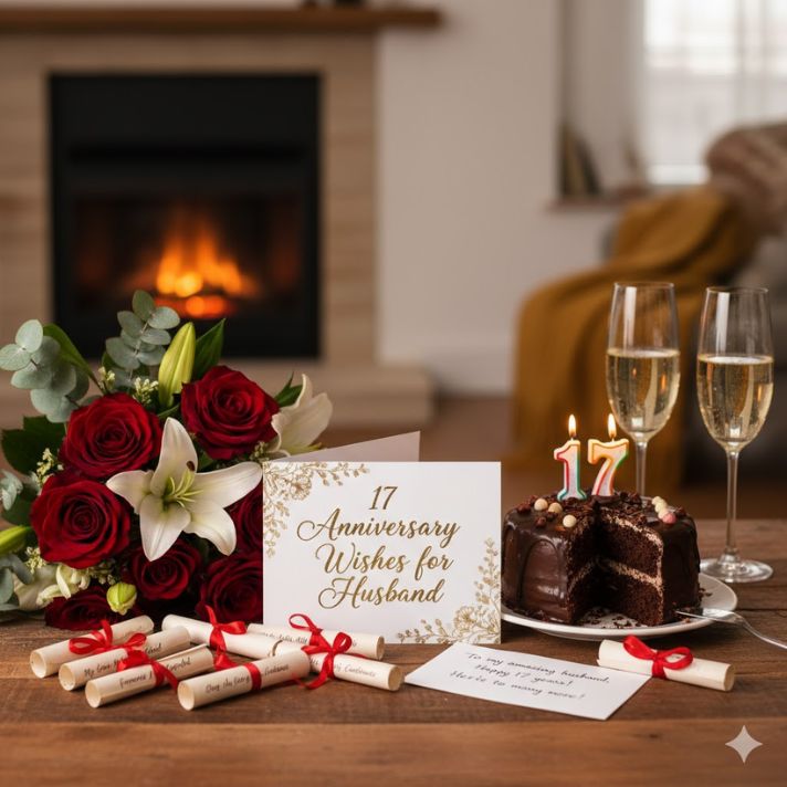 17 Anniversary Wishes for Husband