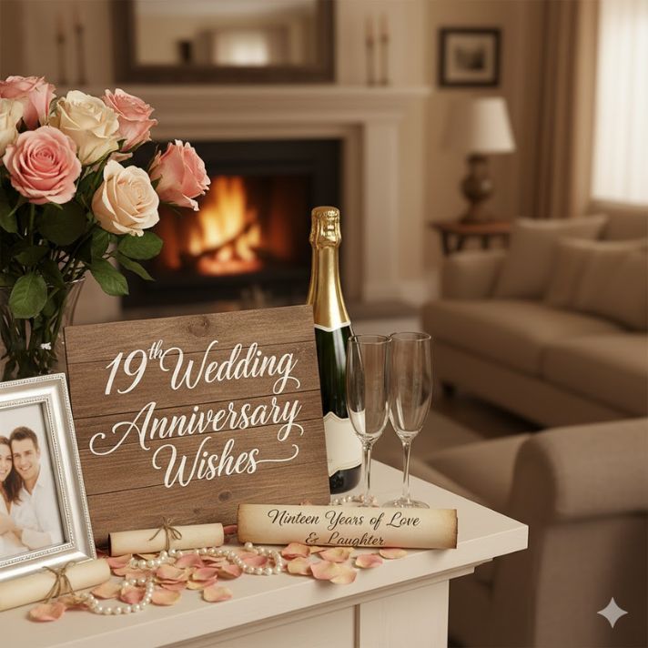 19th Wedding Anniversary Wishes
