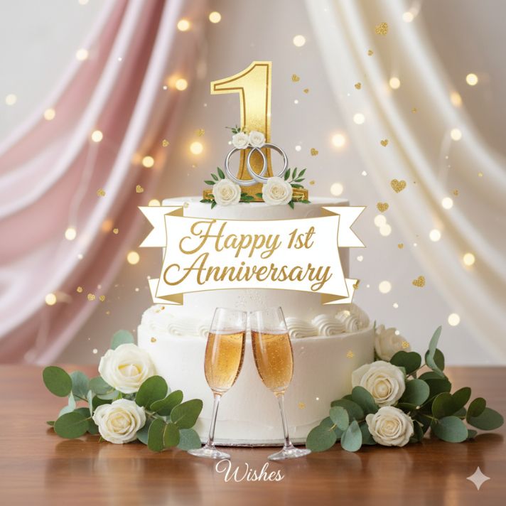 1st Anniversary Wishes
