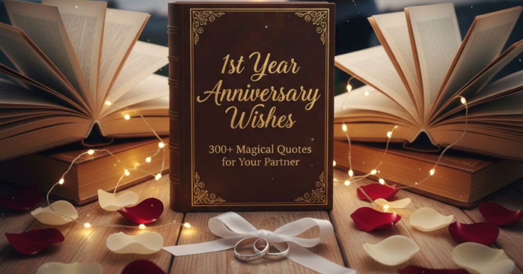 1st Year Anniversary Wishes 300+ Magical Quotes for Your Partner