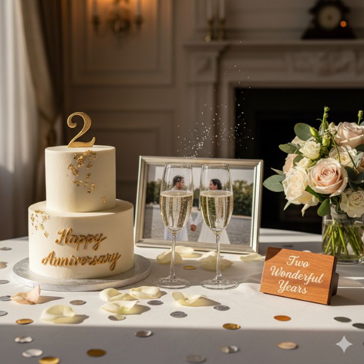 2nd Year Wedding Anniversary