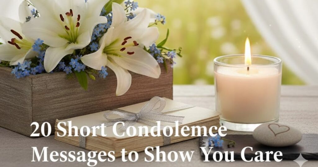 20 Short Condolence Messages to Show You Care