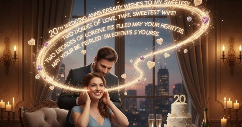 20th Wedding Anniversary Wishes To Wife Fill Their Ears With Sweets Wishes