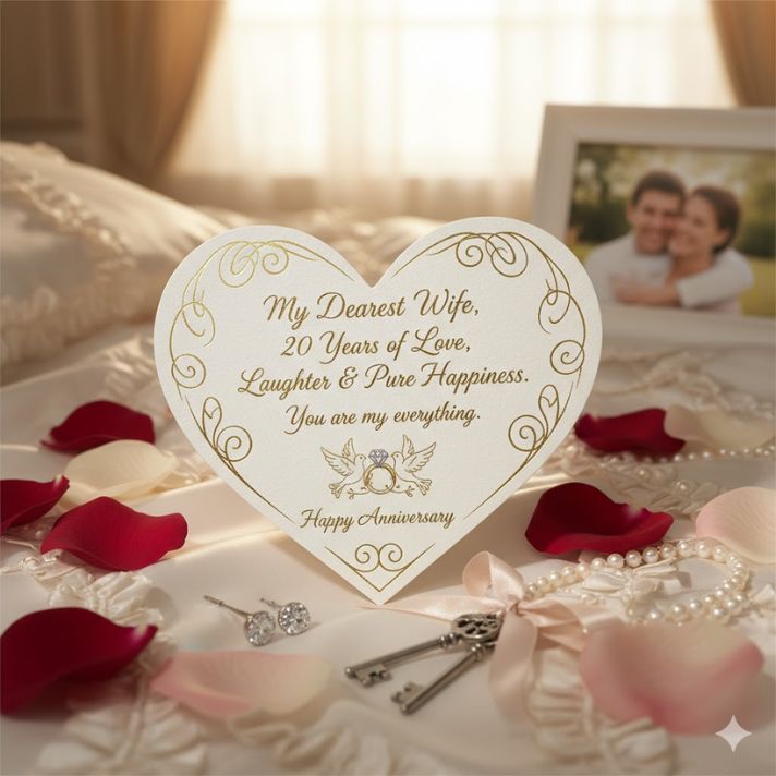 20th Wedding Anniversary Wishes To Wife
