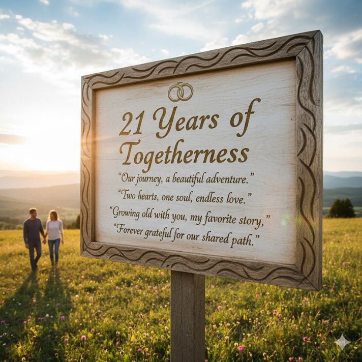 21 Years of Togetherness Quotes
