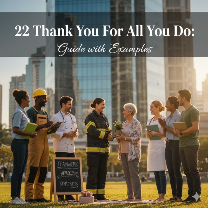 22 Thank You For All You Do: Guide with Examples
