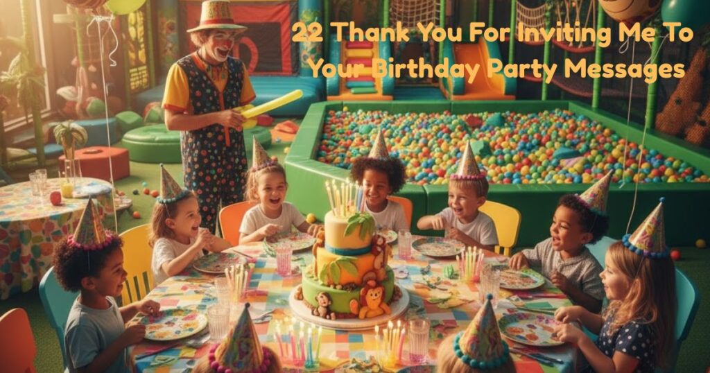 22 Thank You For Inviting Me To Your Birthday Party Messages