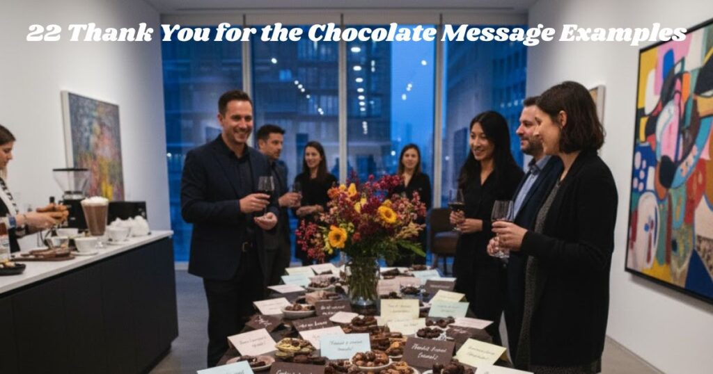 22 Thank You for the Chocolate Message Examples