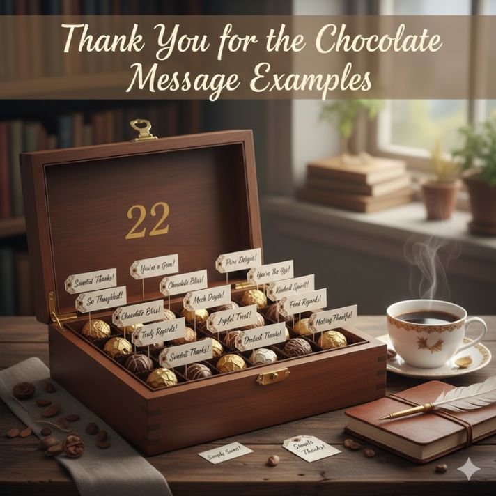 22 Thank You for the Chocolate Message Examples