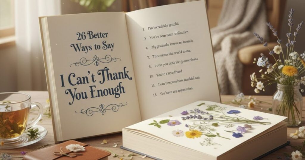 26 Better Ways to Say I Can’t Thank You Enough