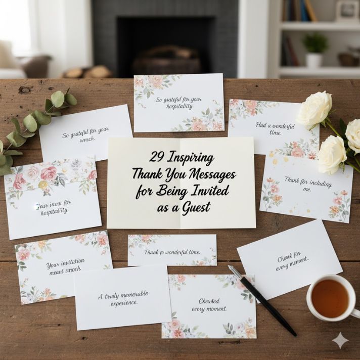 29 Inspiring Thank You Messages for Being Invited as a Guest