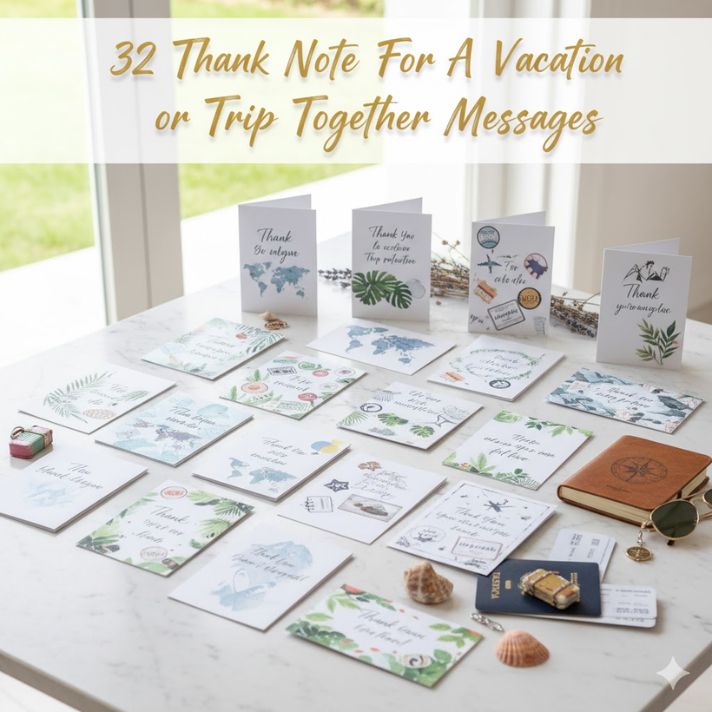 32 Heartfelt Thank You Note For A Vacation or Trip Together Messages