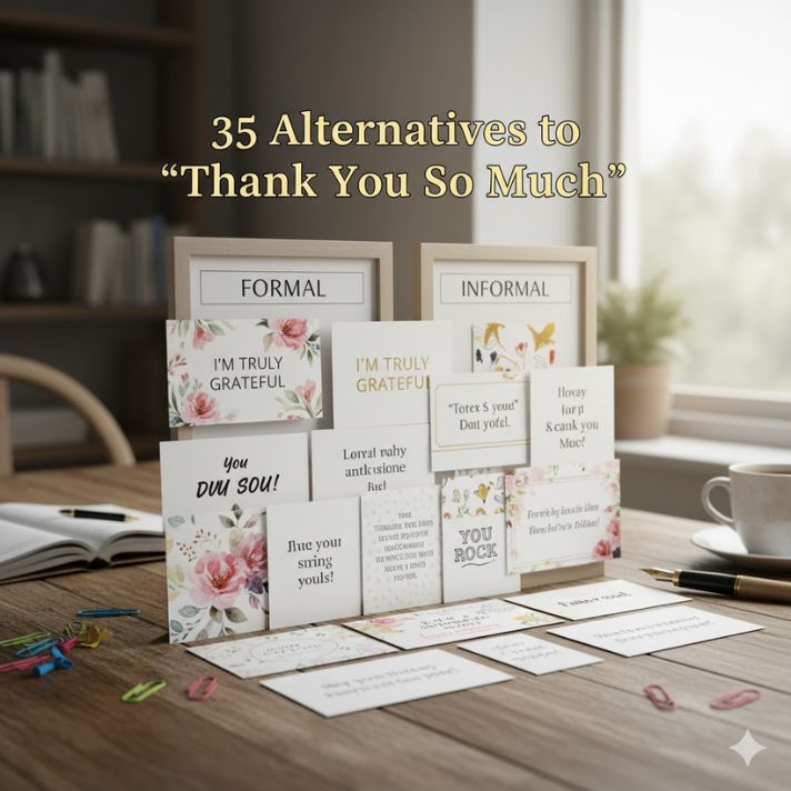 35 Alternatives to “Thank You So Much”
