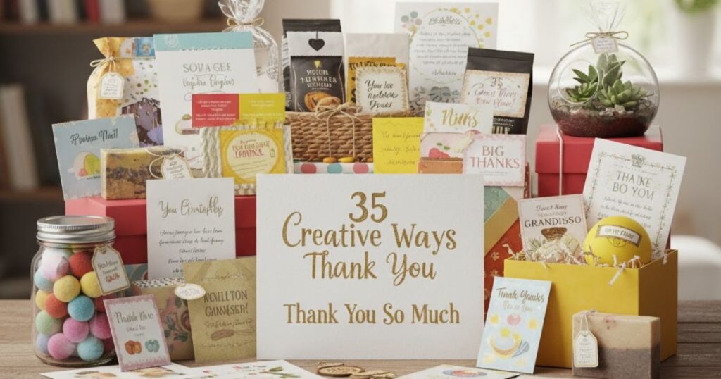 35 Creative Ways to Say Thank You So Much