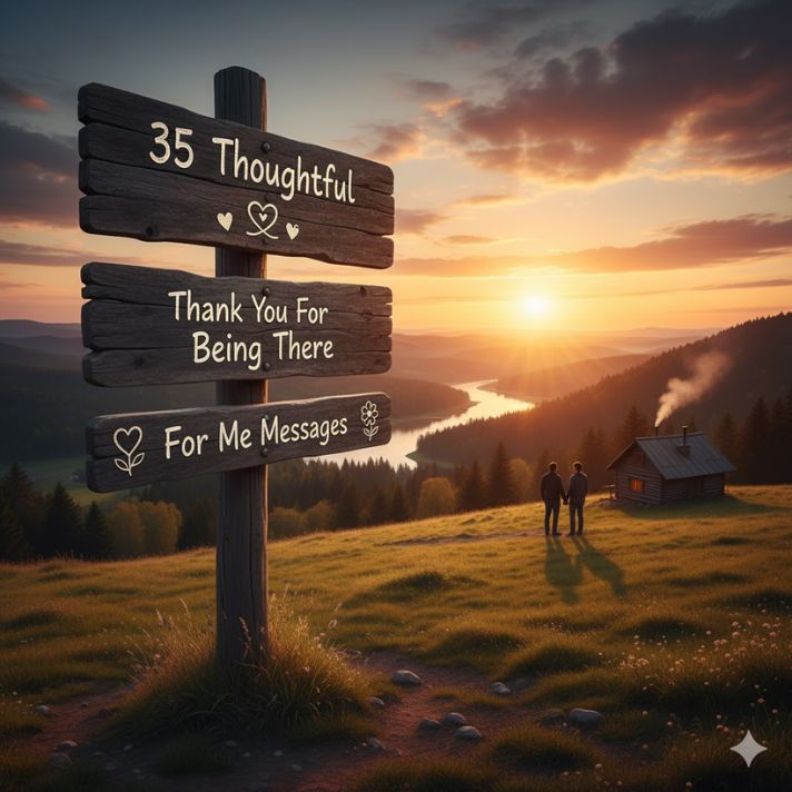 35 Thoughtful Thank You For Being There For Me Messages