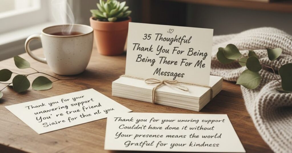 35 Thoughtful Thank You For Being There For Me Messages