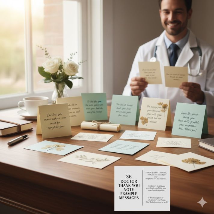 36 Doctor Thank You Note Example Messages