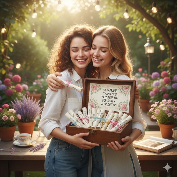38 Genuine Thank You Messages for Sister Appreciation
