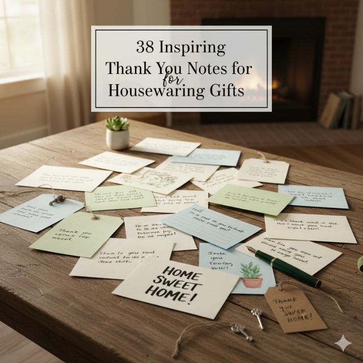 38 Inspiring Thank You Notes for Housewarming Gifts