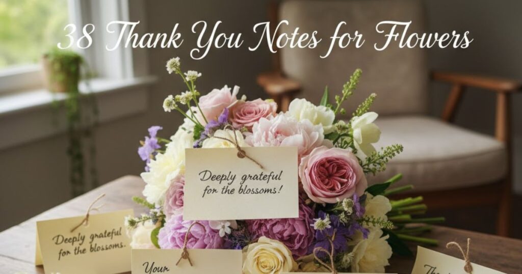 38 Thank You Notes for Flowers