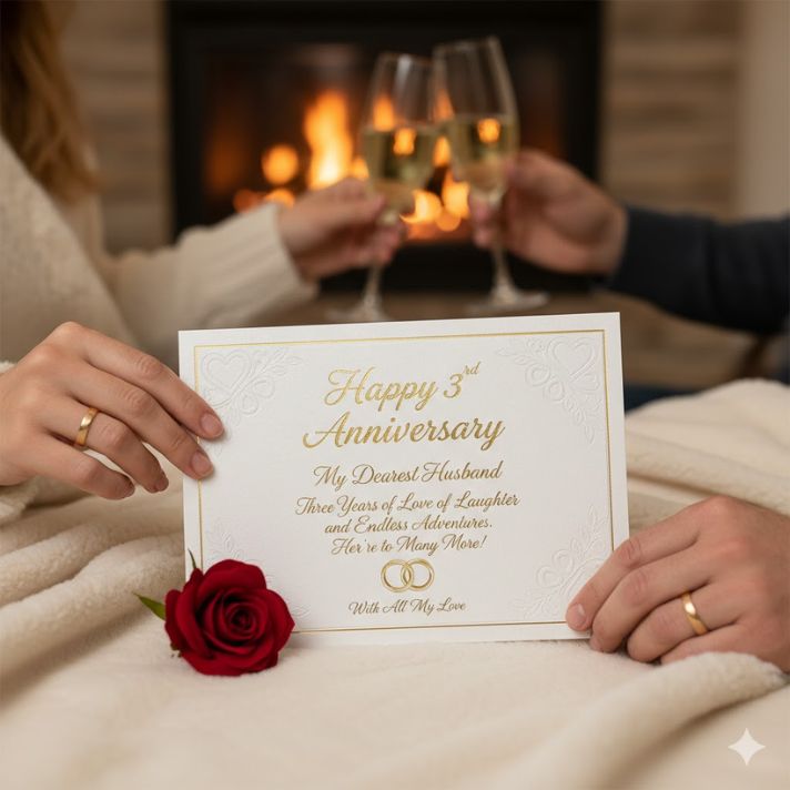 3rd Anniversary Wishes for Husband