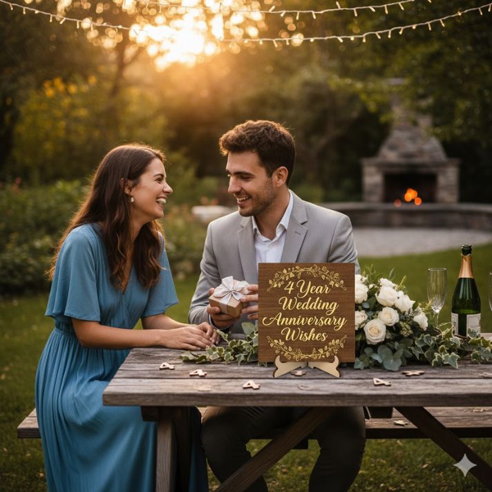 4 Year Wedding Anniversary Wishes
