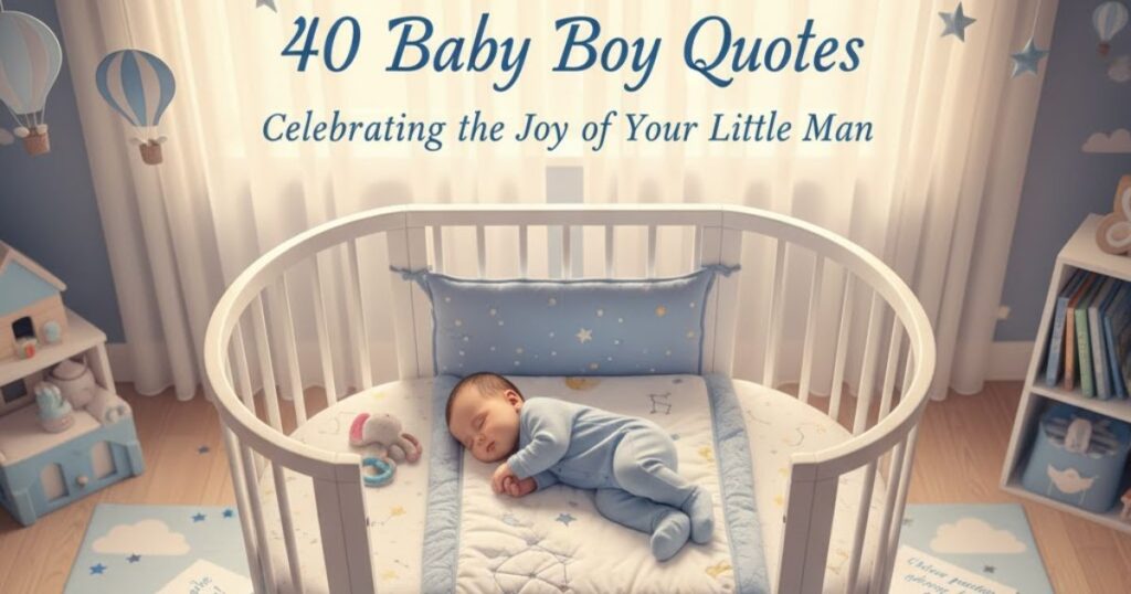 40 Baby Boy Quotes: Celebrating the Joy of Your Little Man
