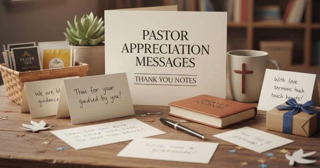 42+ Pastor Appreciation Messages and Thank You Note Examples