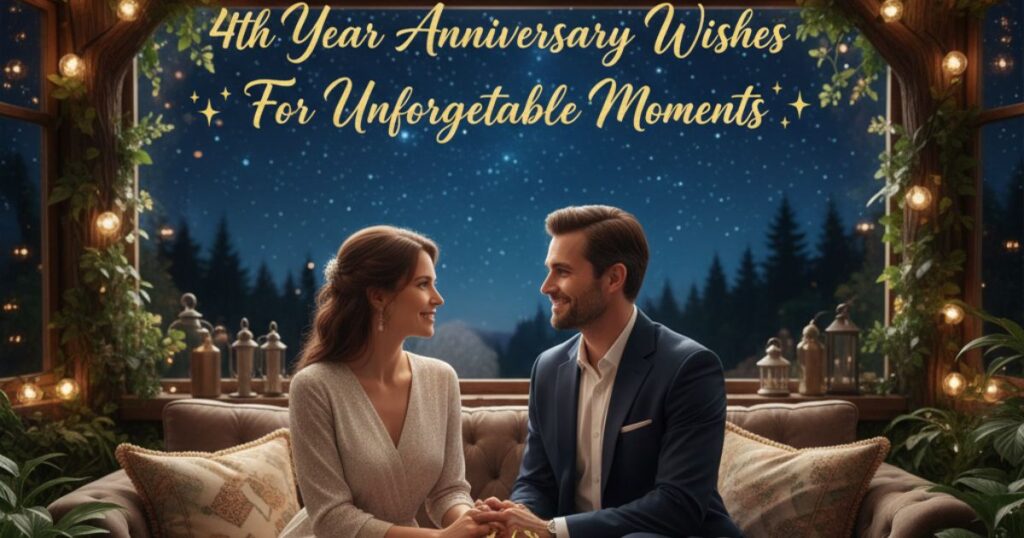 4th Year Anniversary Wishes 350+ For Unforgettable Moments