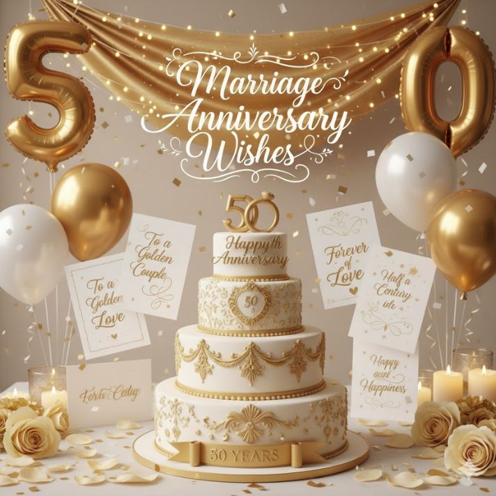 50 Years Marriage Anniversary Wishes