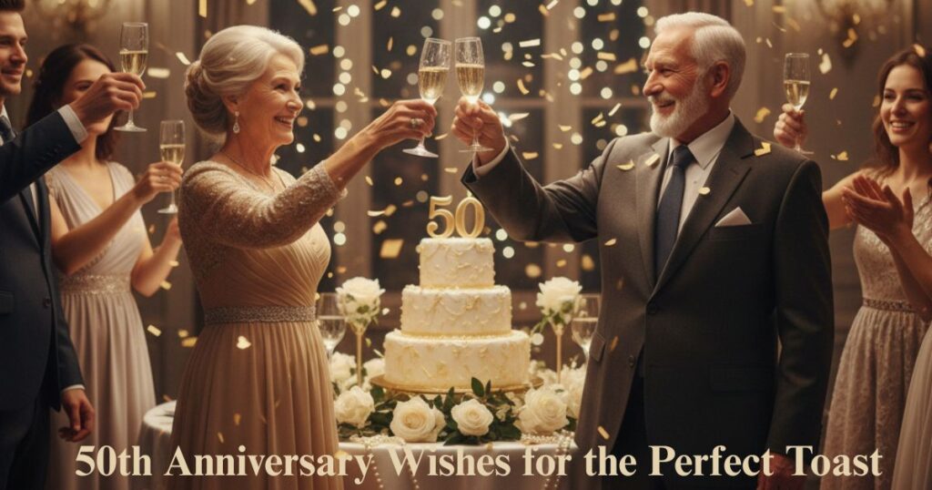 50th Anniversary Wishes for the Perfect Toast