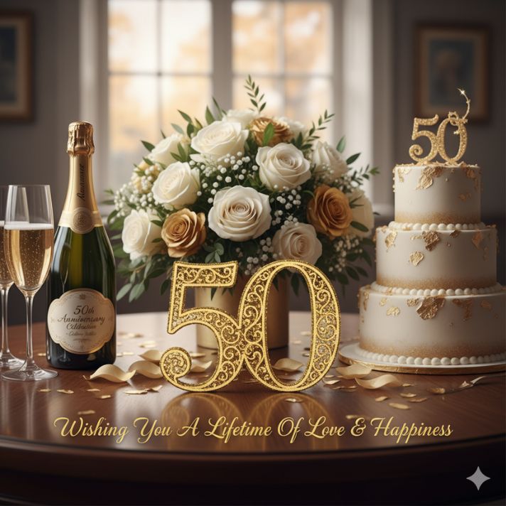 50th Anniversary Wishes