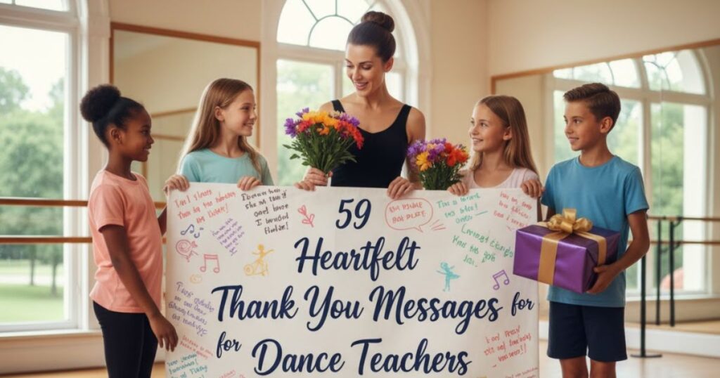 59 Heartfelt Thank You Messages for Dance Teachers