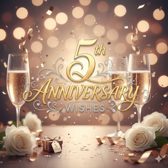 5th anniversary wishes